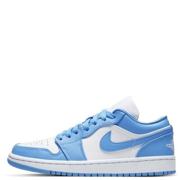 Air Jordan 1 Low 'UNC' Size 9.5 Women University Blue White AO9944-441 - Picture 1 of 5